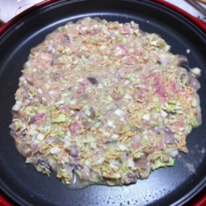 お家でお手軽☆もんじゃ焼き☆